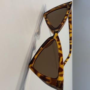 Print cat eye sunglasses